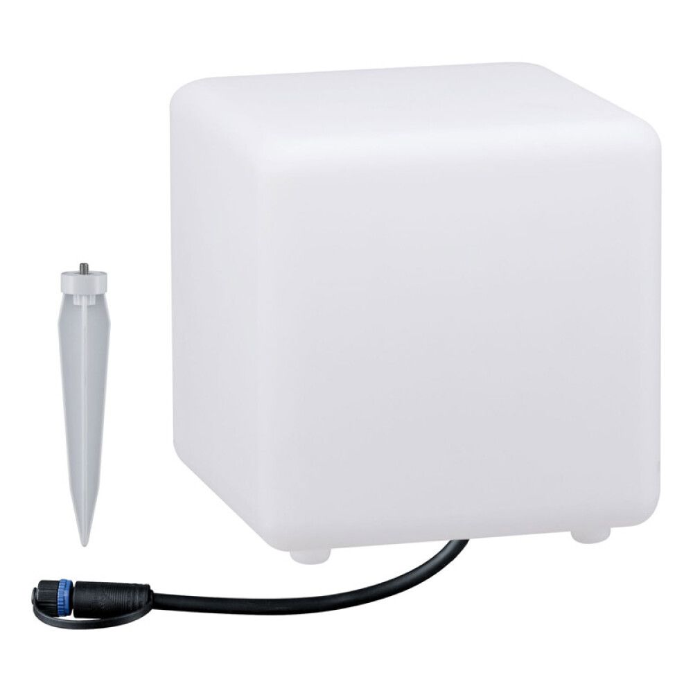 HAGEBELYSNING PAULMANN OUTDOOR PLUG & SHINE HVIT