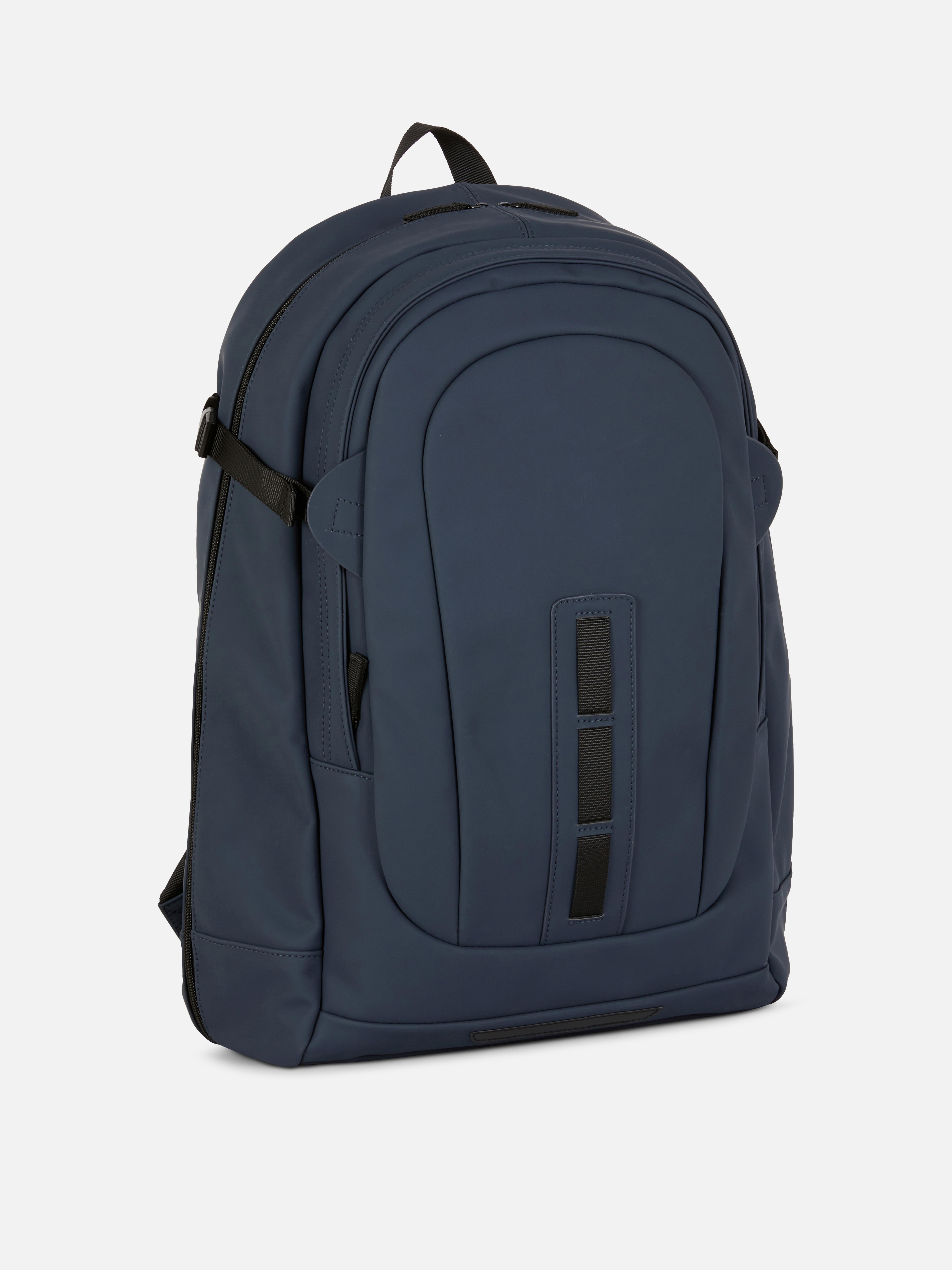 Rubberized Zip Backpack