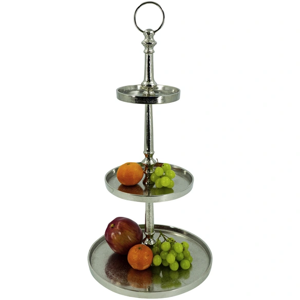 Etagere, silberfarben