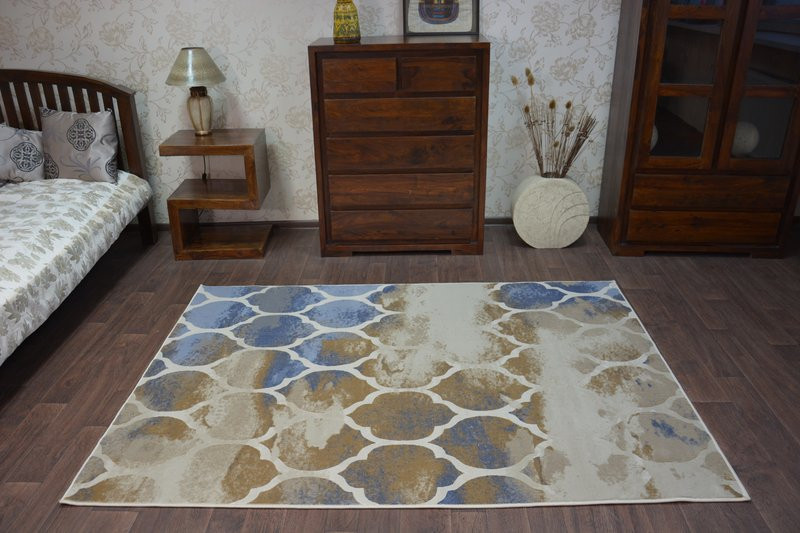 Dywan DROP JASMINE 761 D.beigeblue 133x190 cm