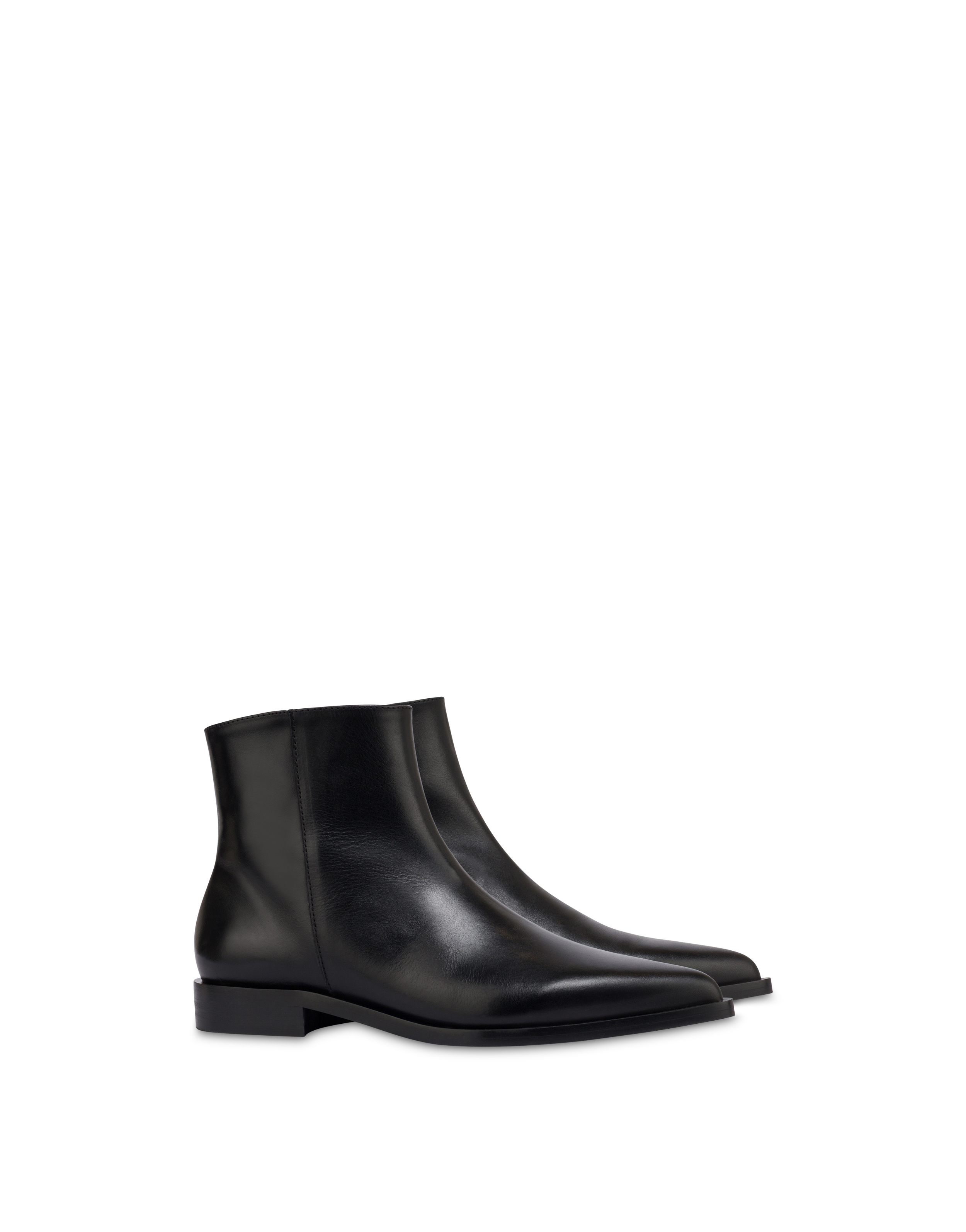 Stivaletto Cleo In Vitello Nero