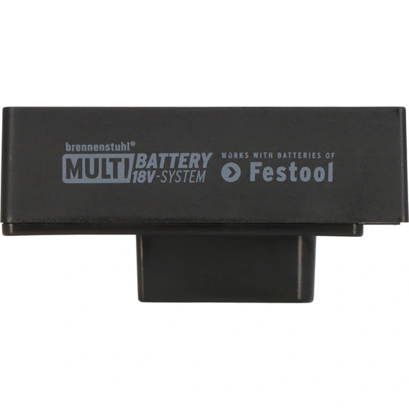 Adapterplatte, für Festool LED Baustrahler, Multi Battery 18V System, schwarz