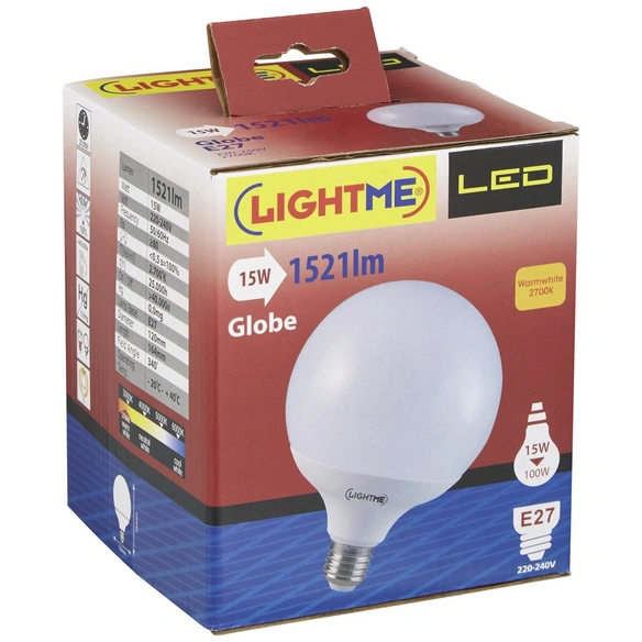 LED-Leuchtmittel, 14 W, E27, 3000 K, warmweiß, 1521 lm