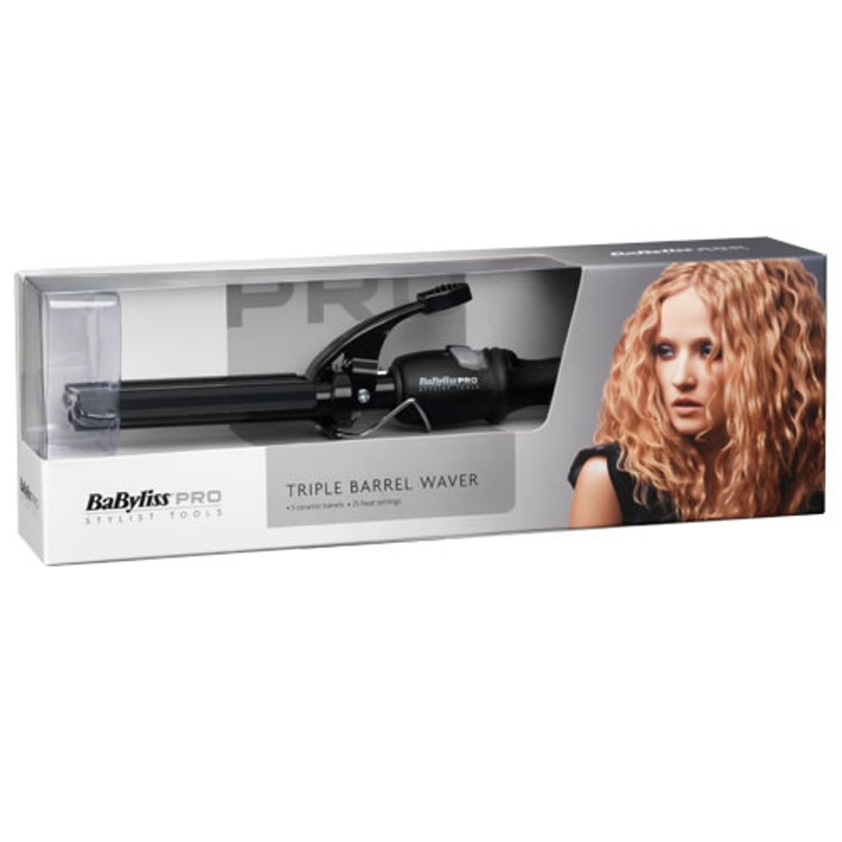 BABYLISS PRO Porcelain Triple Barrel Waver