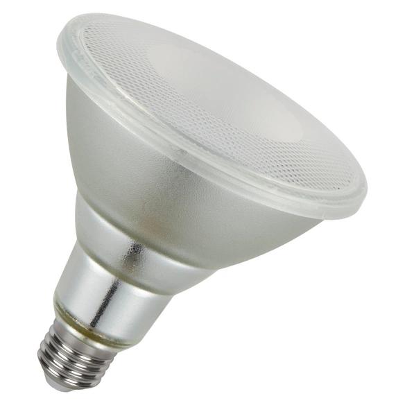 LED-Reflektorlampe, E27, LxBxH: 134x122x122 mm, warmweiß, klar