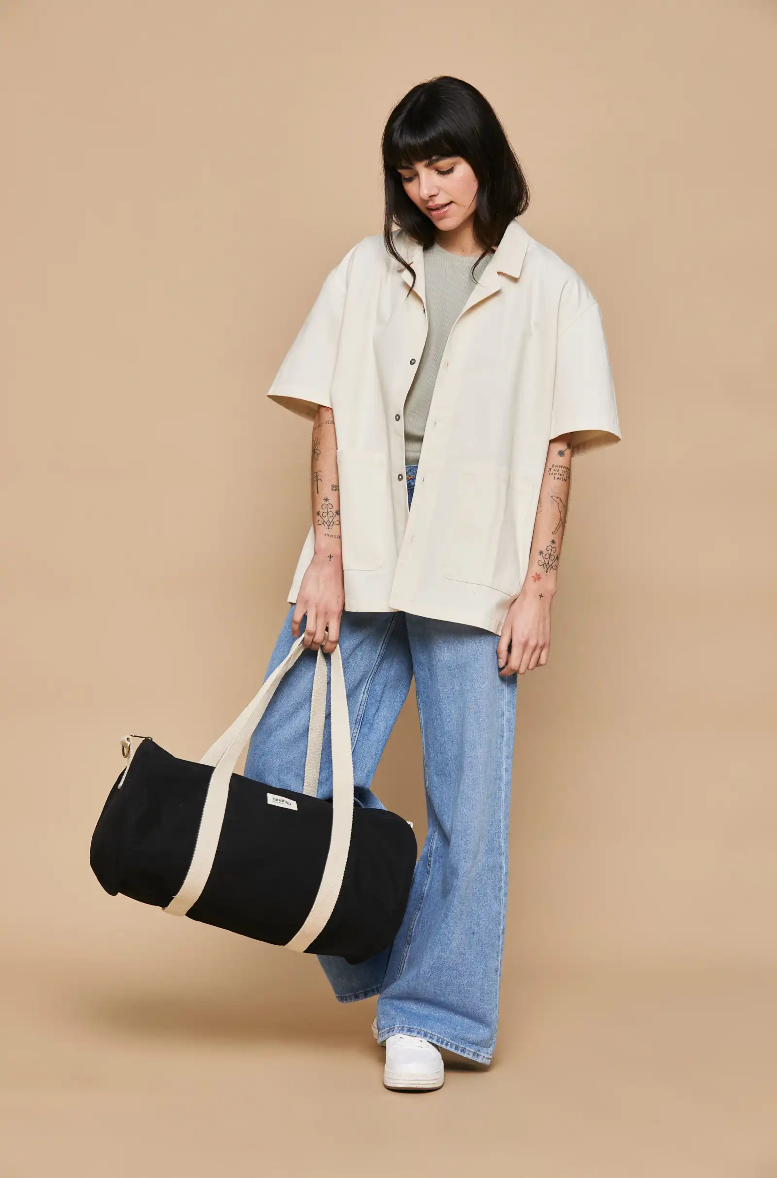 Sac polochon Simon Noir