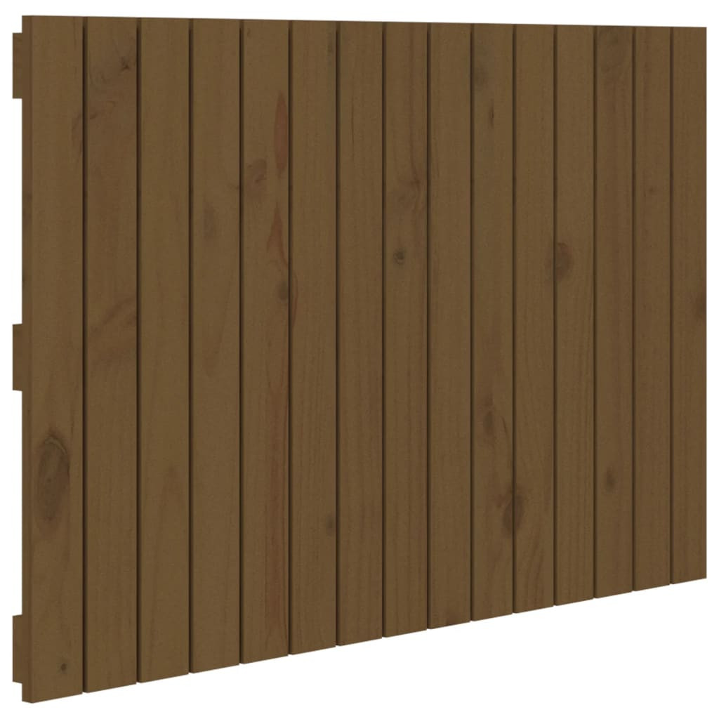 Wezgłowie łóżka Brąz 95.5 x 60 cm Pine Wood vidaXL