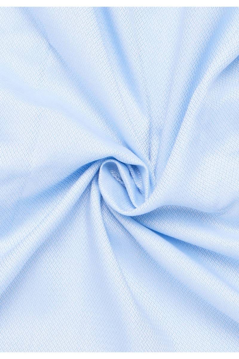 ETERNA Modern Fit Hemd hellblau/weiss, Strukturiert