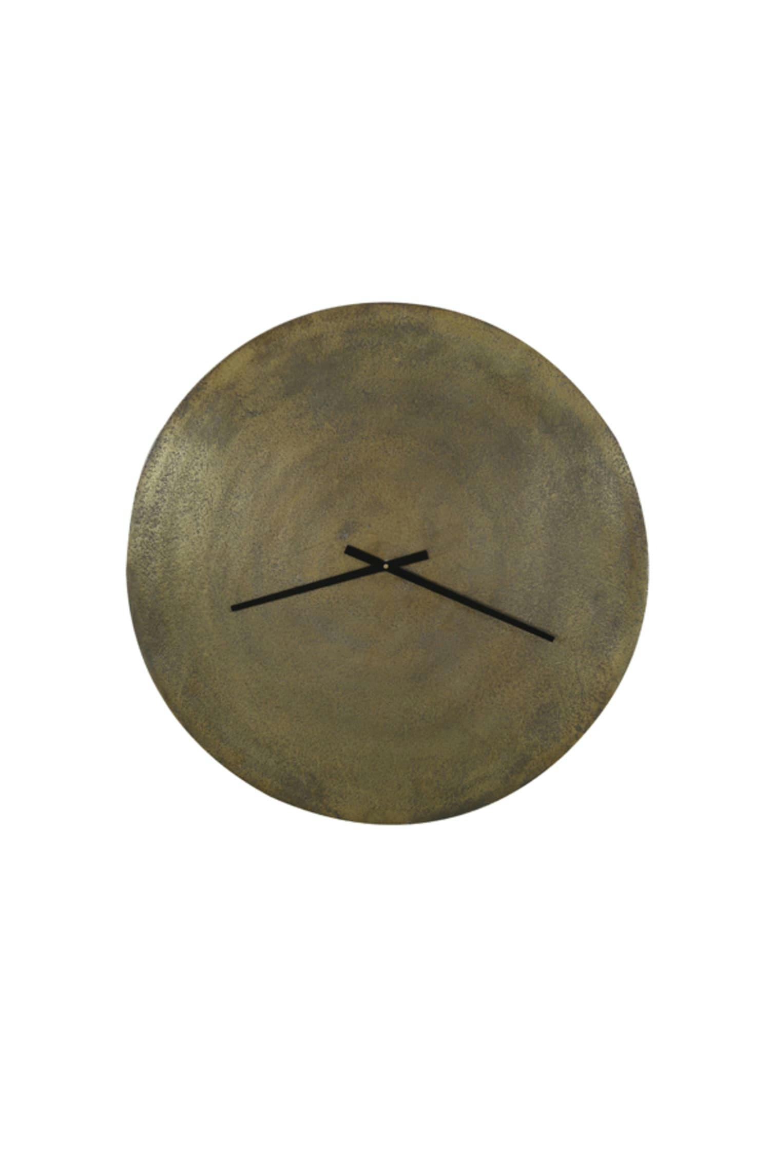 LICOLA - Horloge bronze métal ø59cm