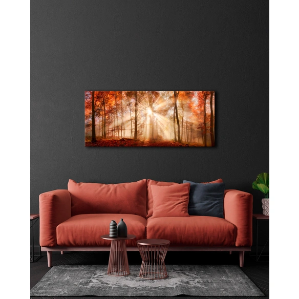 Keilrahmenbild »Herbstwald«, BxH: 140 x 60 cm