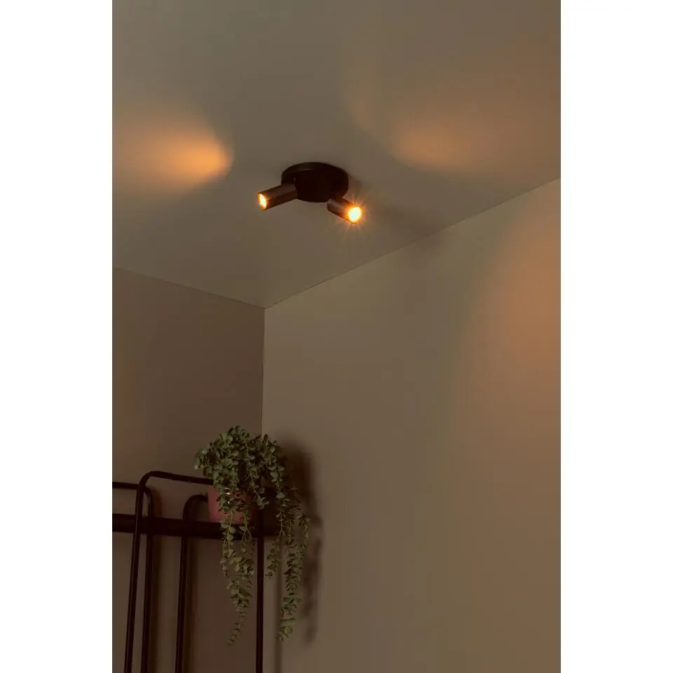 Lucide RITMO Plafondspot - Koffie