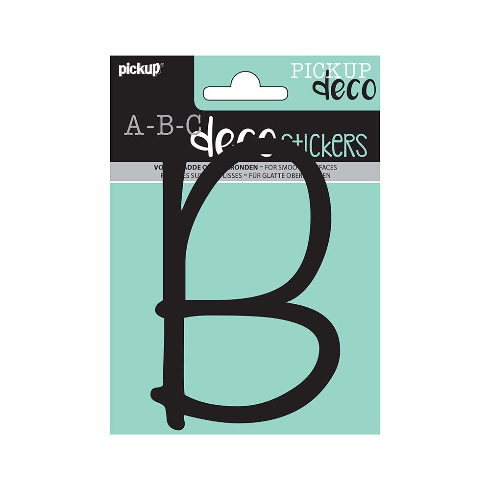 BOKSTAVER PICKUP B ABC DECO LYNN 120 MM B SVART