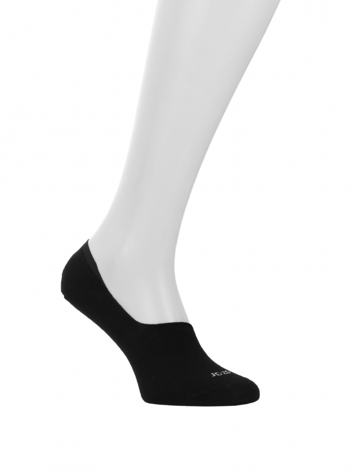 Ladies' black no-show socks
