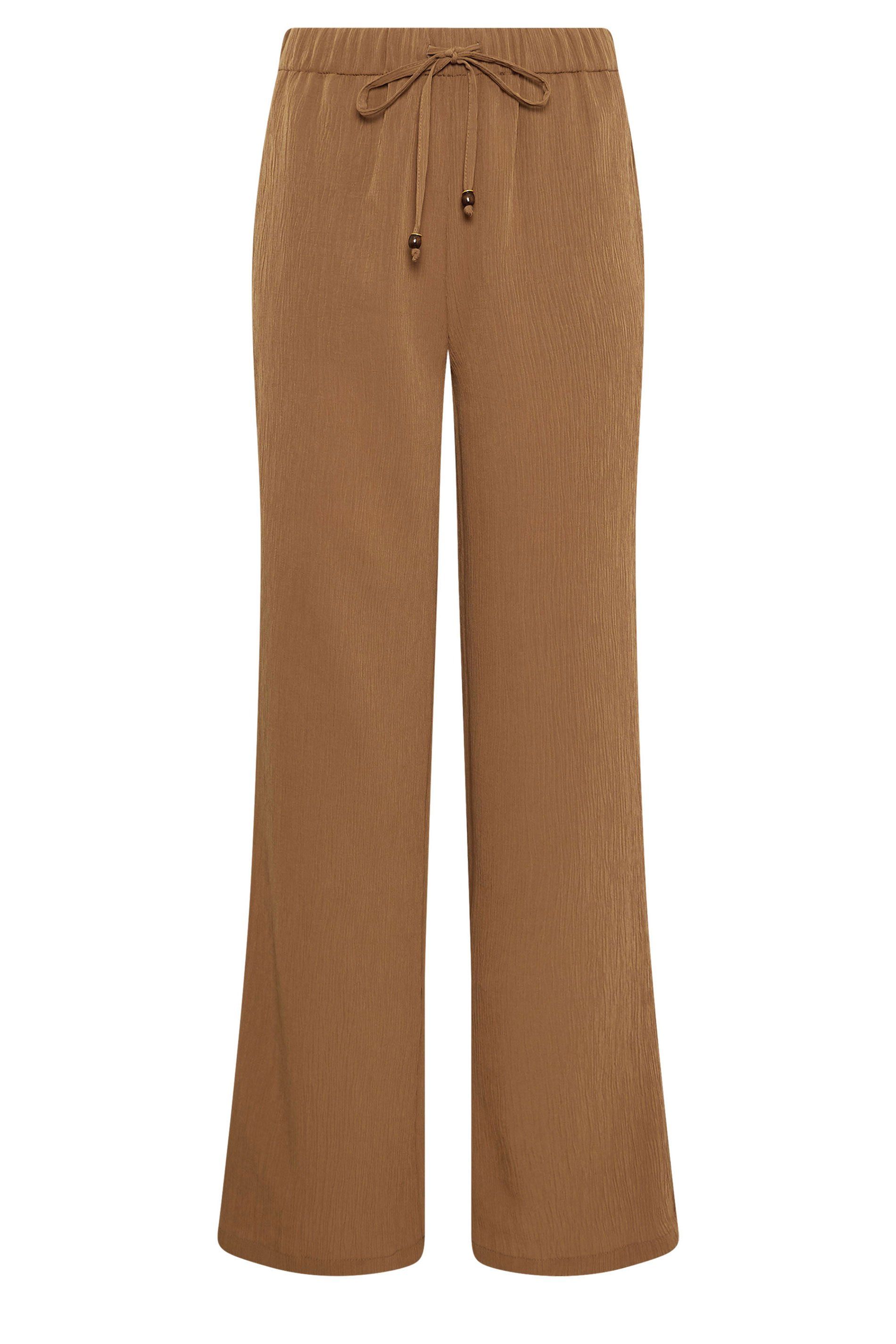 Long Tall Sally Tall Textured Wide Leg Trousers