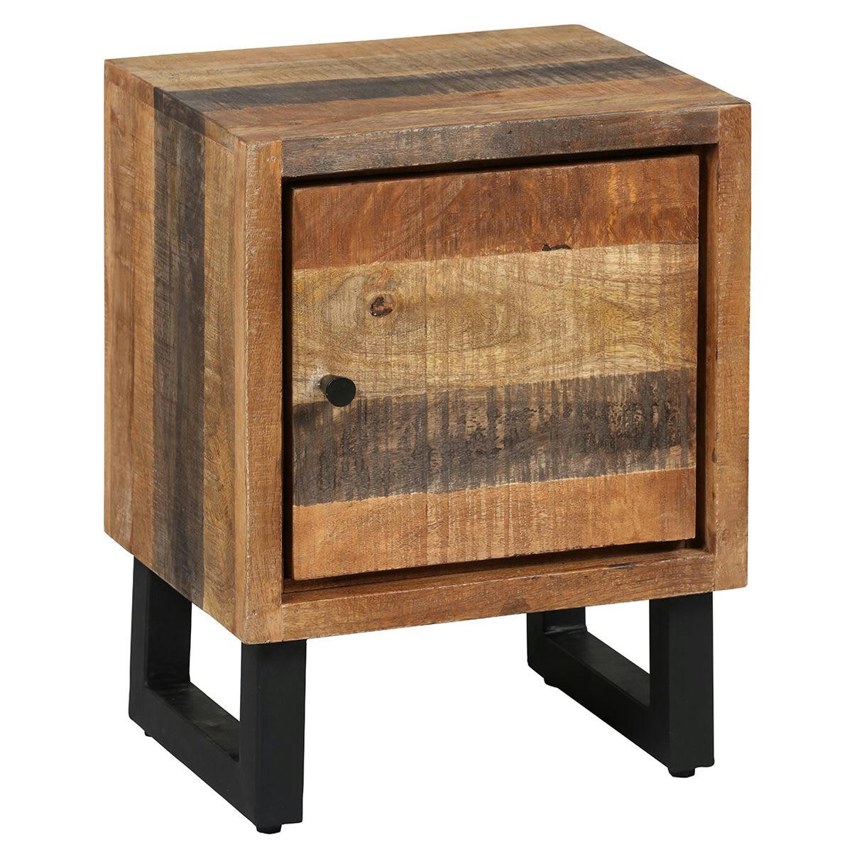 ODILON - Chevet  1 porte acier et bois massif