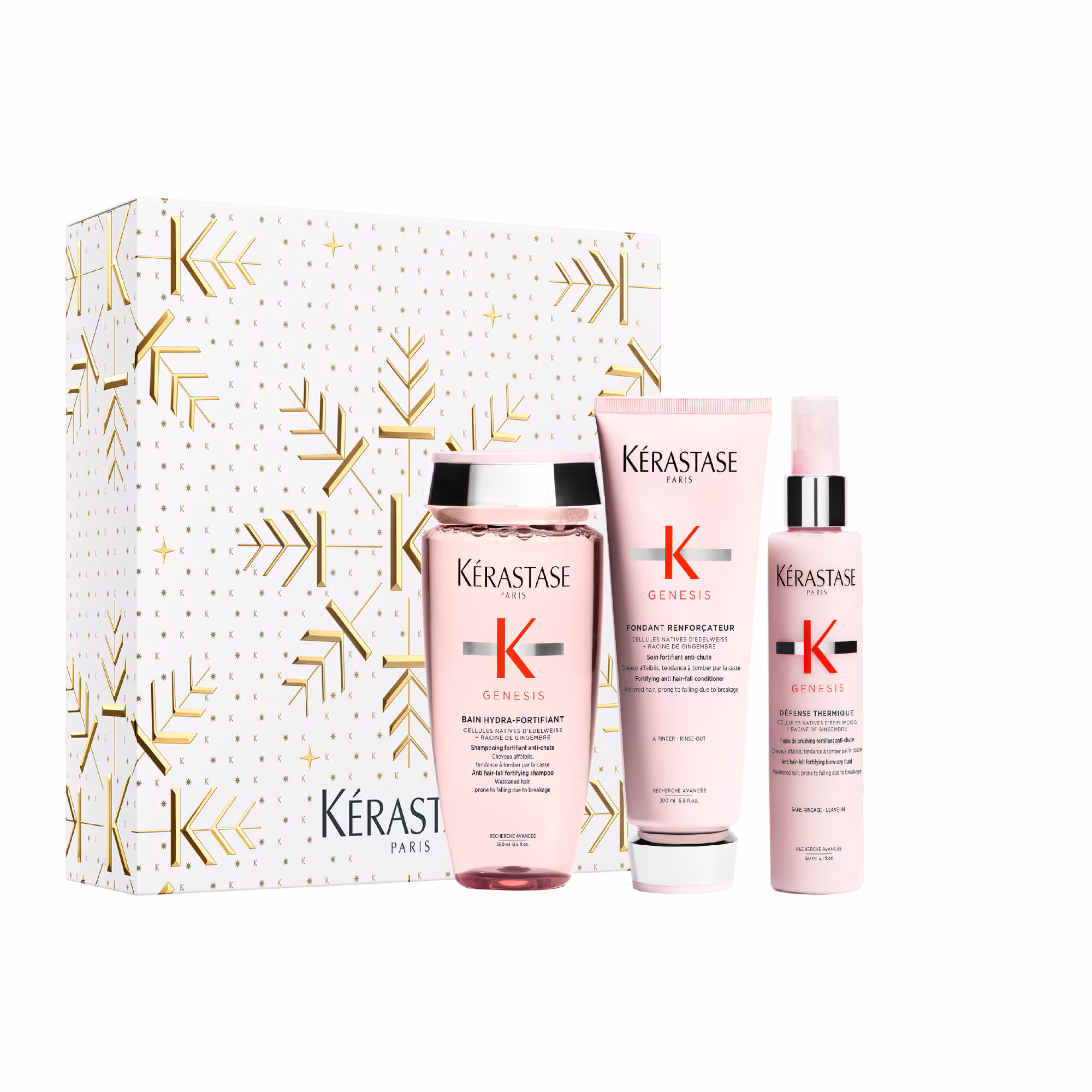 GENESISCoffret - bain hydra-fortifiant + fondant renforçant + défense thermique