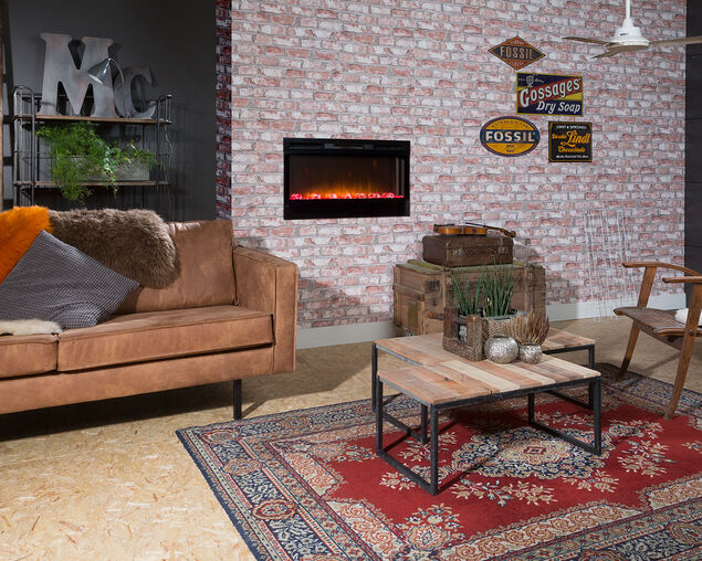 Dimplex Prism 34" Wall Mounted Electric Fireplace