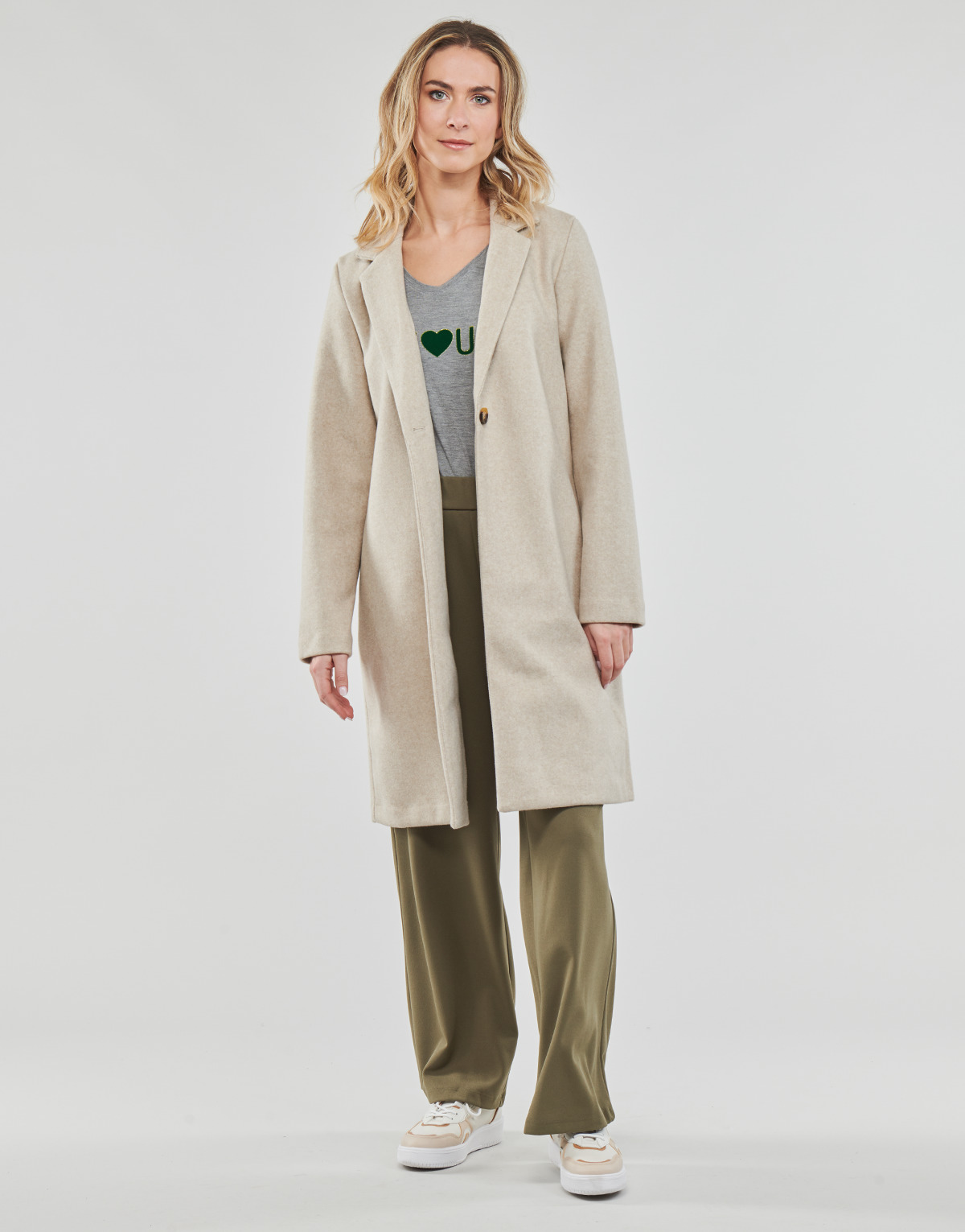 Only - ONLEMMA NEW COATIGAN - Beige