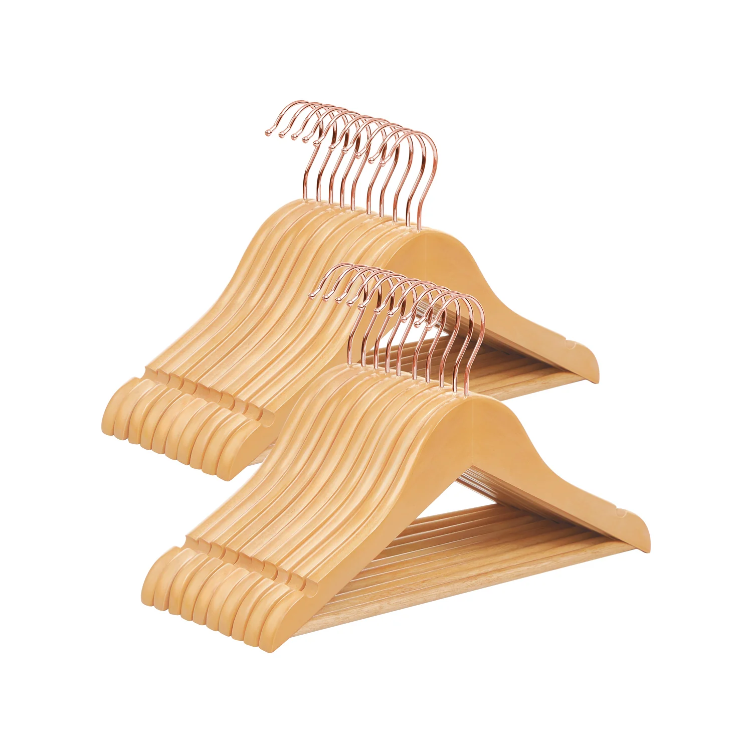 20 Cintres bois enfant