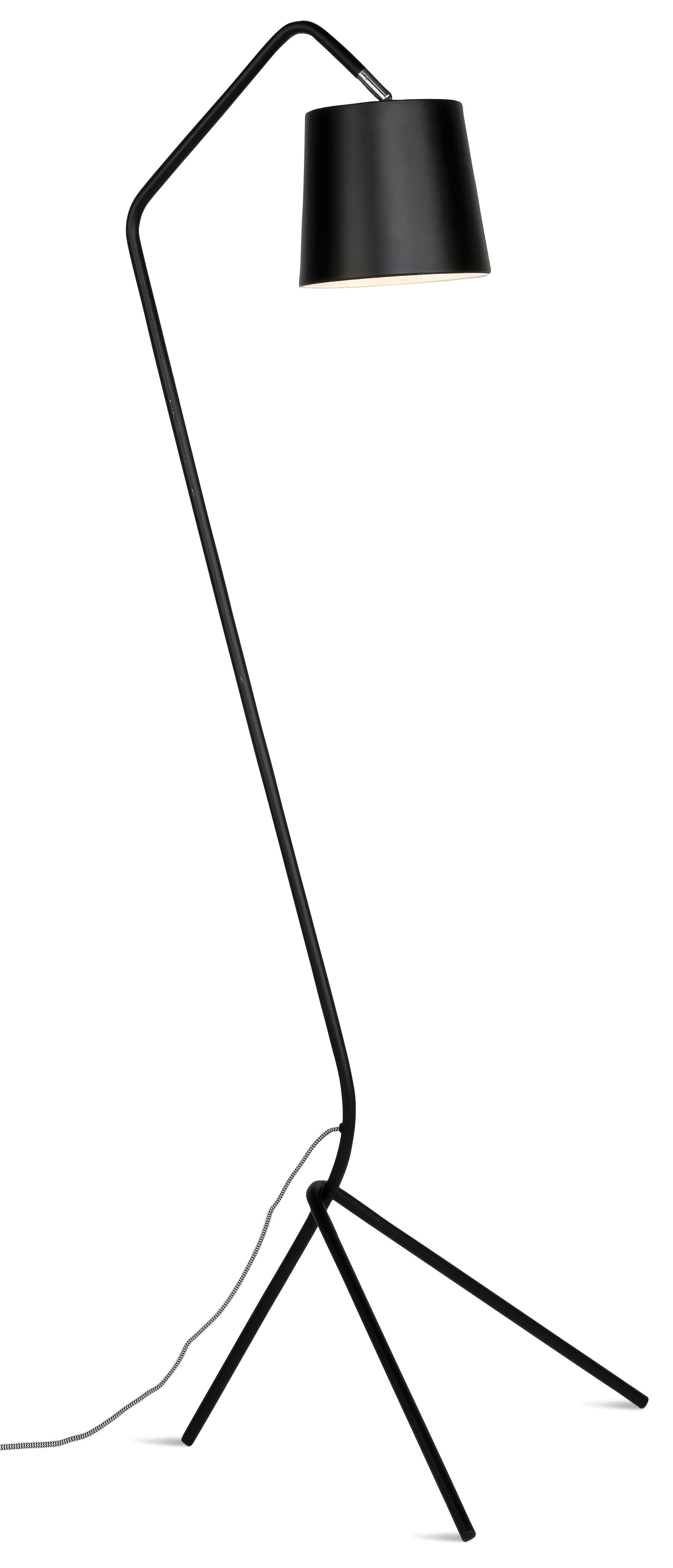 BARCELONA - Lampadaire en fer forgé noir H150cm