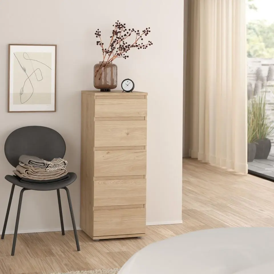 Ladekast Naturel - 40x40x105cm - Nova