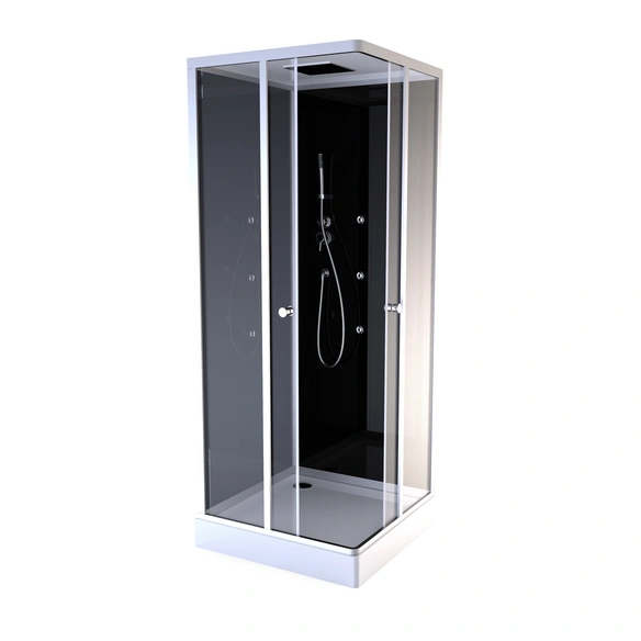 Komplettdusche, HxT: 215 x 90 cm