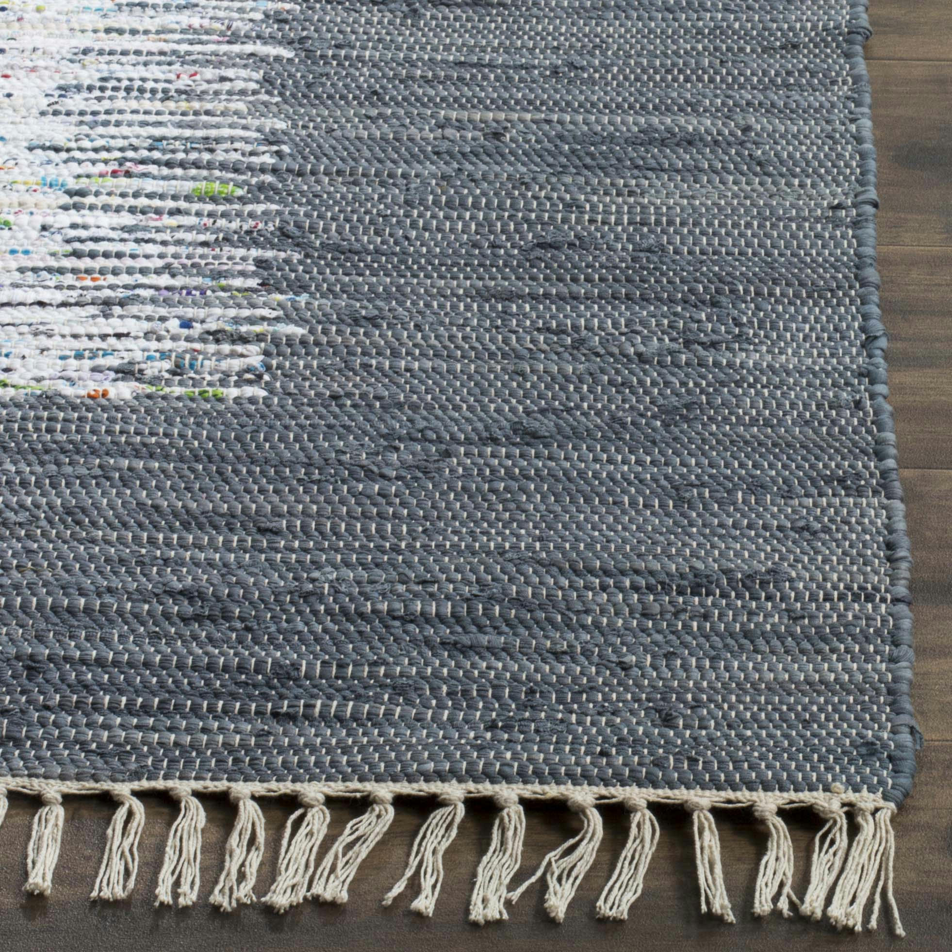 MONTAUK - Tapis de salon interieur en ivoire & gris, 122 x 183 cm
