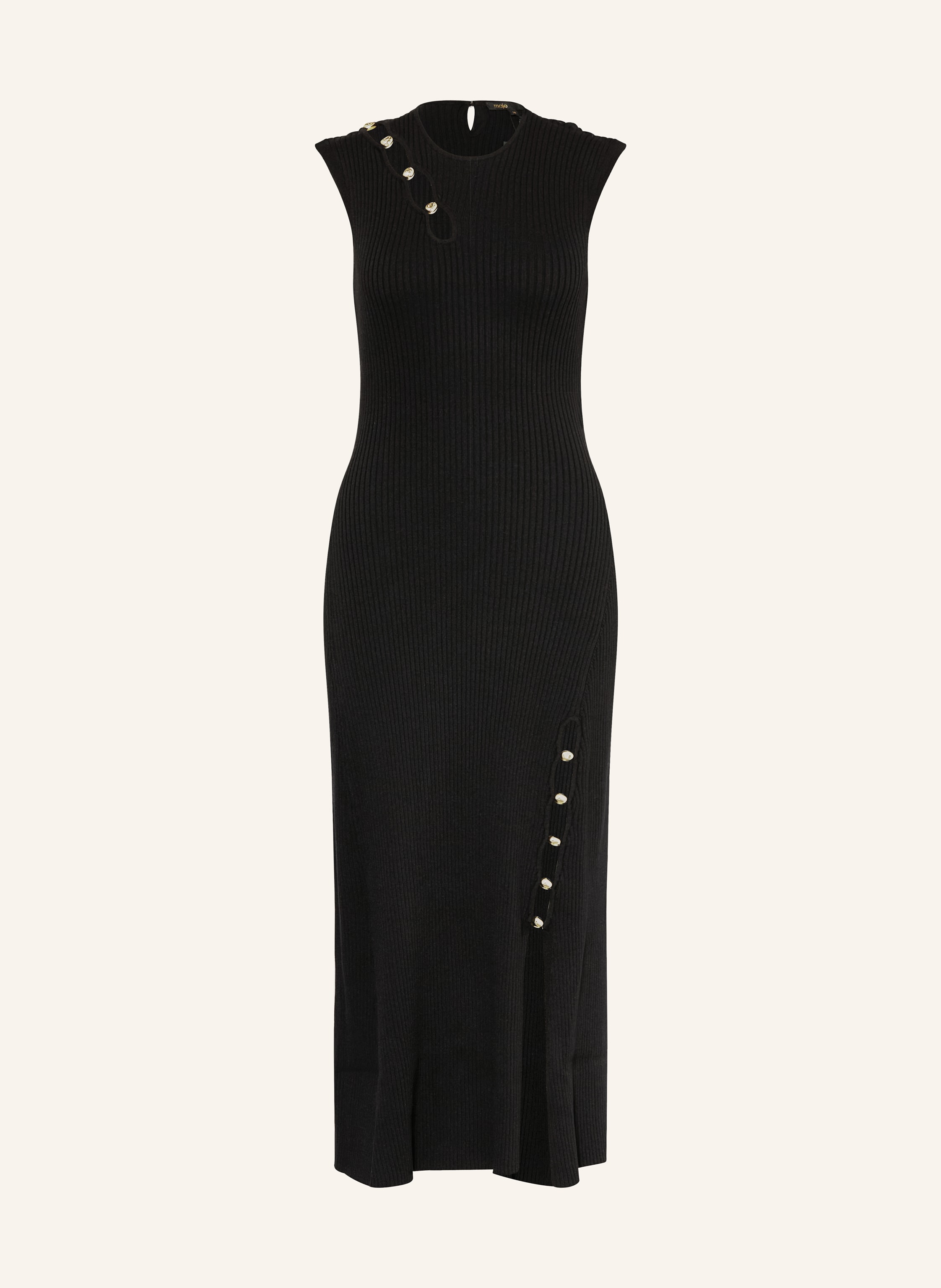 maje Strickkleid mit Cut-outs