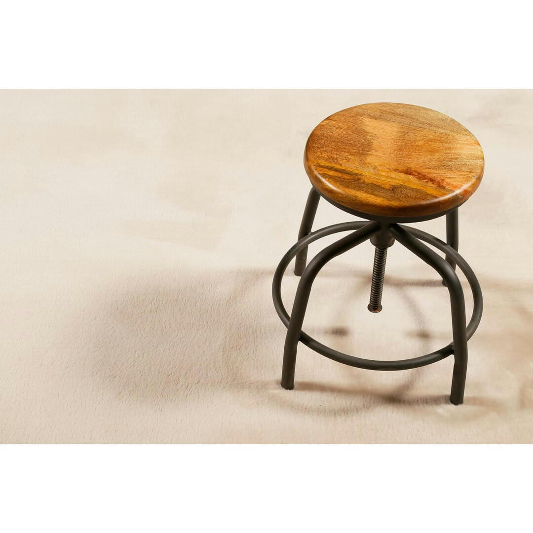 ALICE - Tapis uni design en polyester beige 130x190