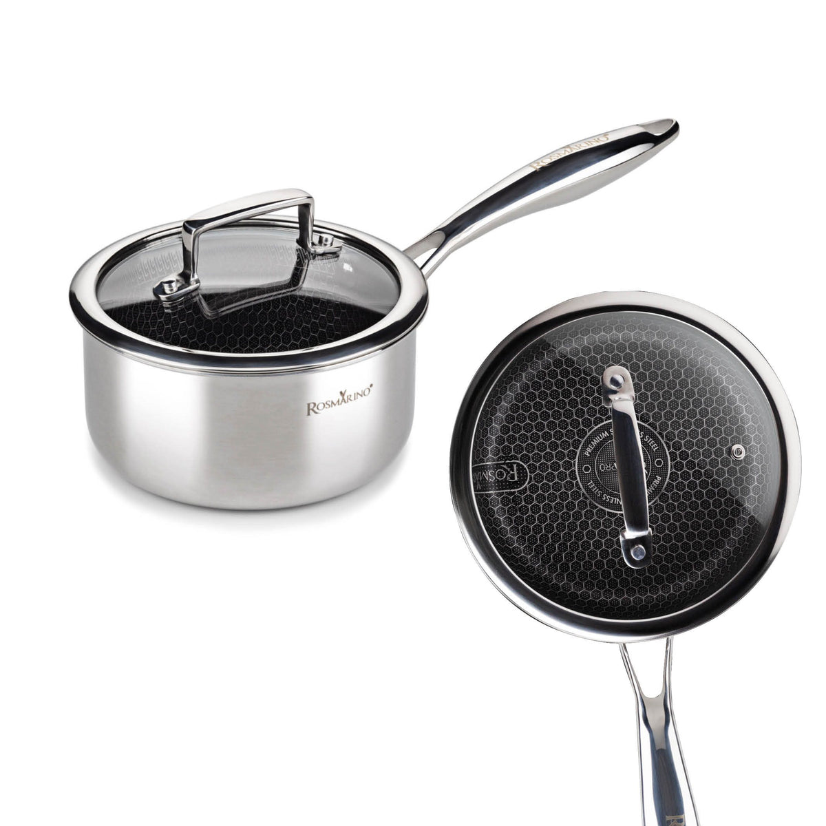 Rosmarino HexaPRO sauspan met deksel - 16cm