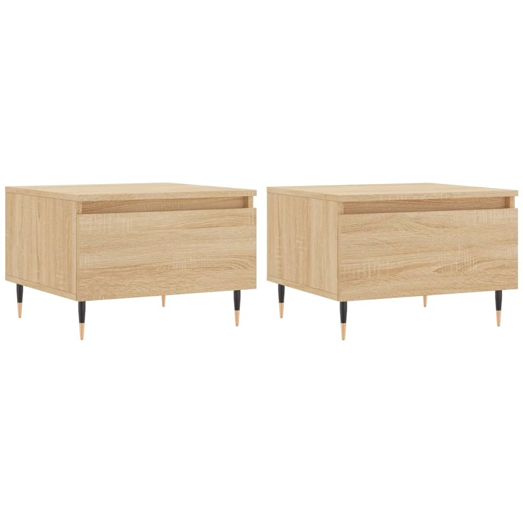 Stolik Kawowy Ława Stół Sonoma 50x46x35 Szuflada Do Salonu Do Pokoju