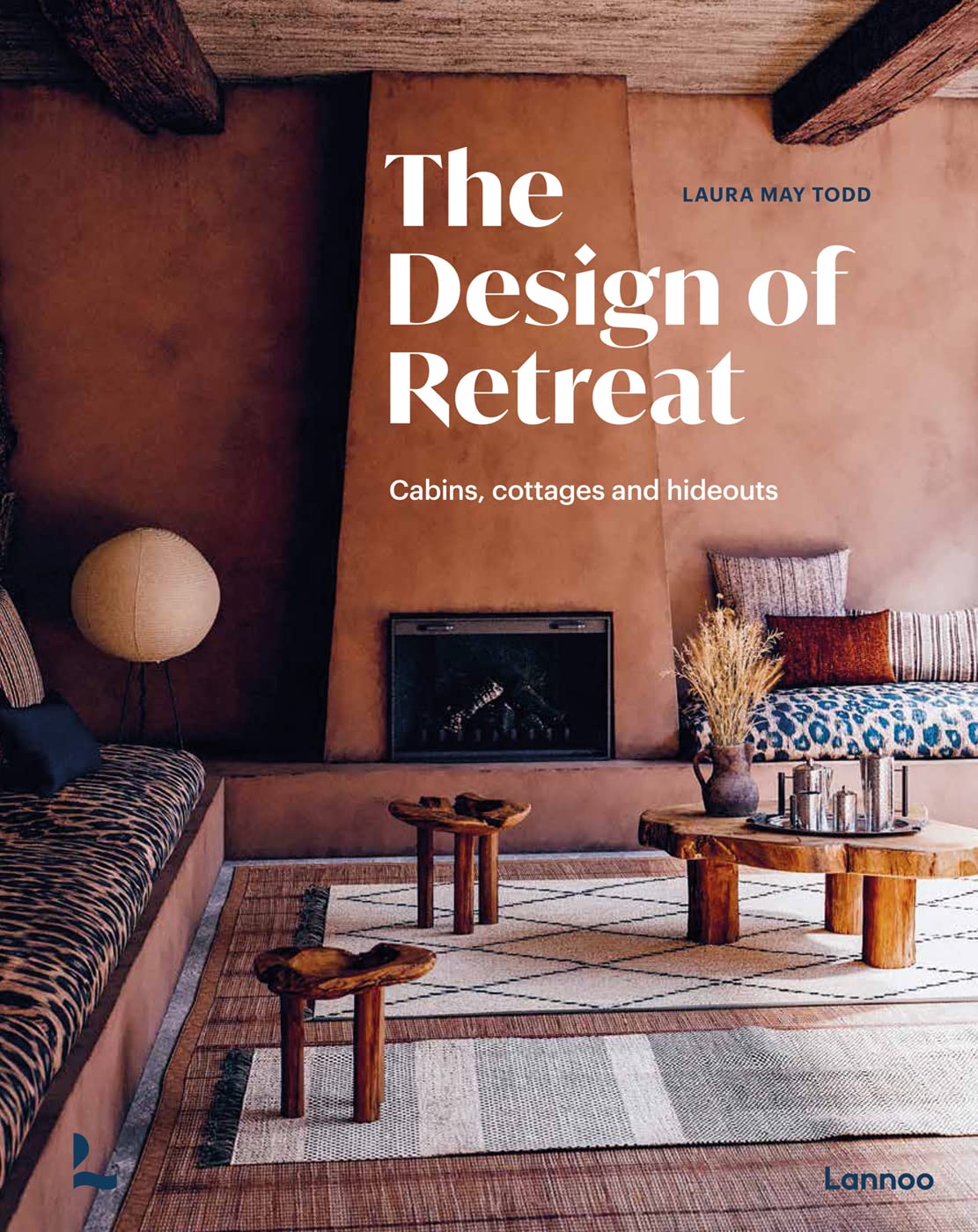 New-Mags koffietafelboek The Design Retreat - bruin - 23 x 2.6 x 28