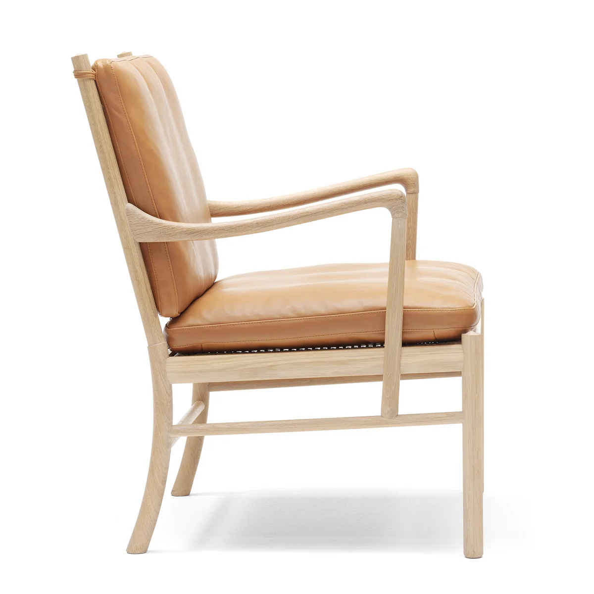Carl Hansen - OW149 Colonial Chair, Eiche geseift / Leder SIF 95