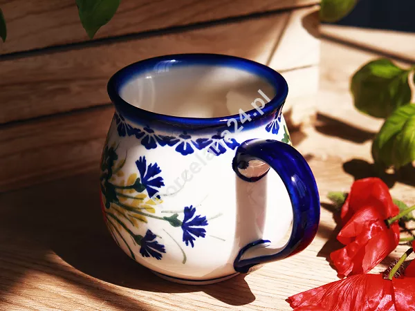 Kubek baryłka 0,3 L Bolesławiec - Maki Smolińskiej gat. I