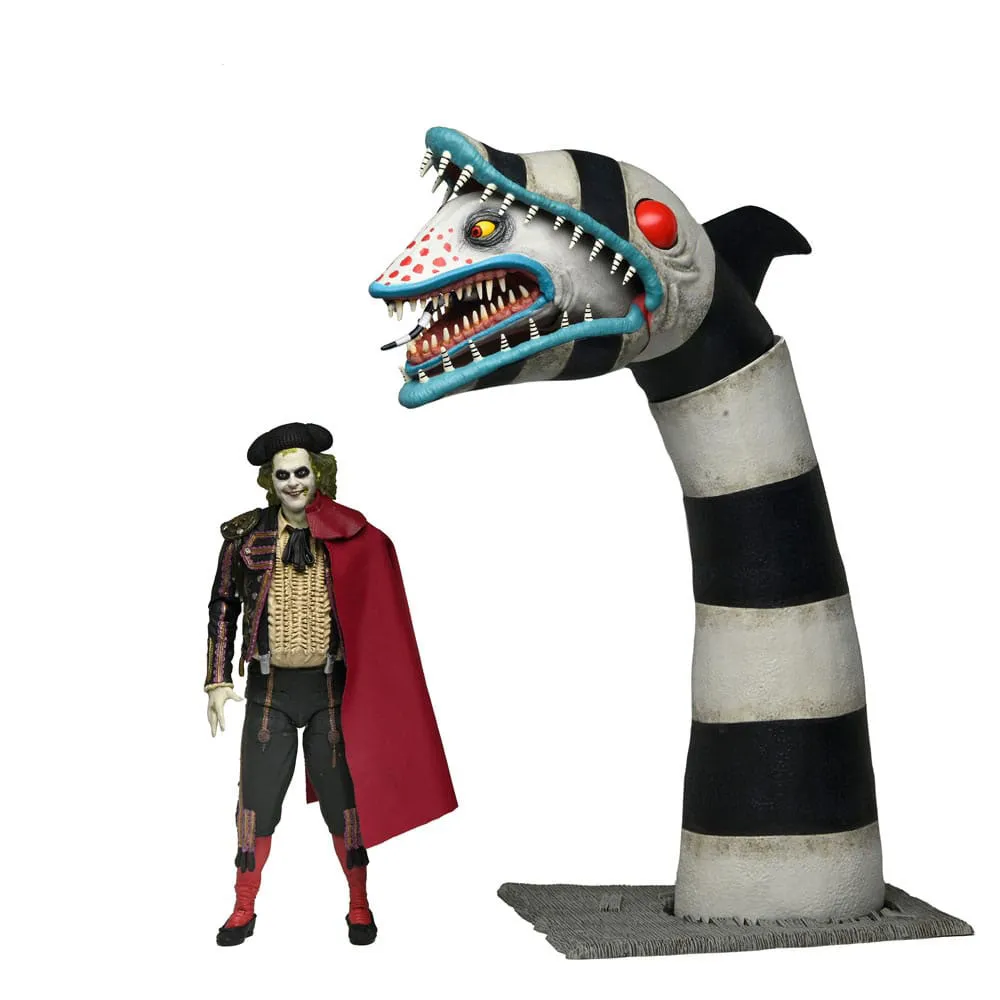 Neca Beetlejuice Ultimate Matador and Sandworm figure 18 cm 2 units