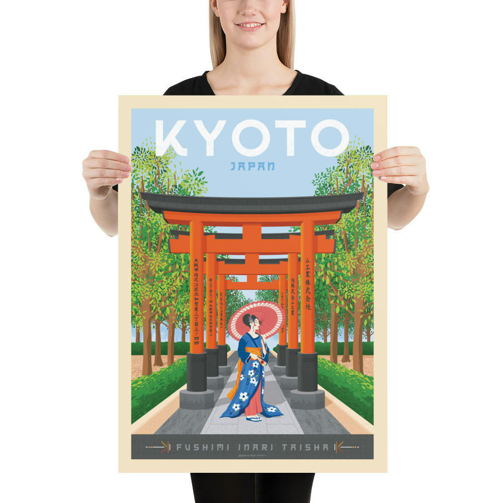 - Affiche Kyoto  50x70 cm
