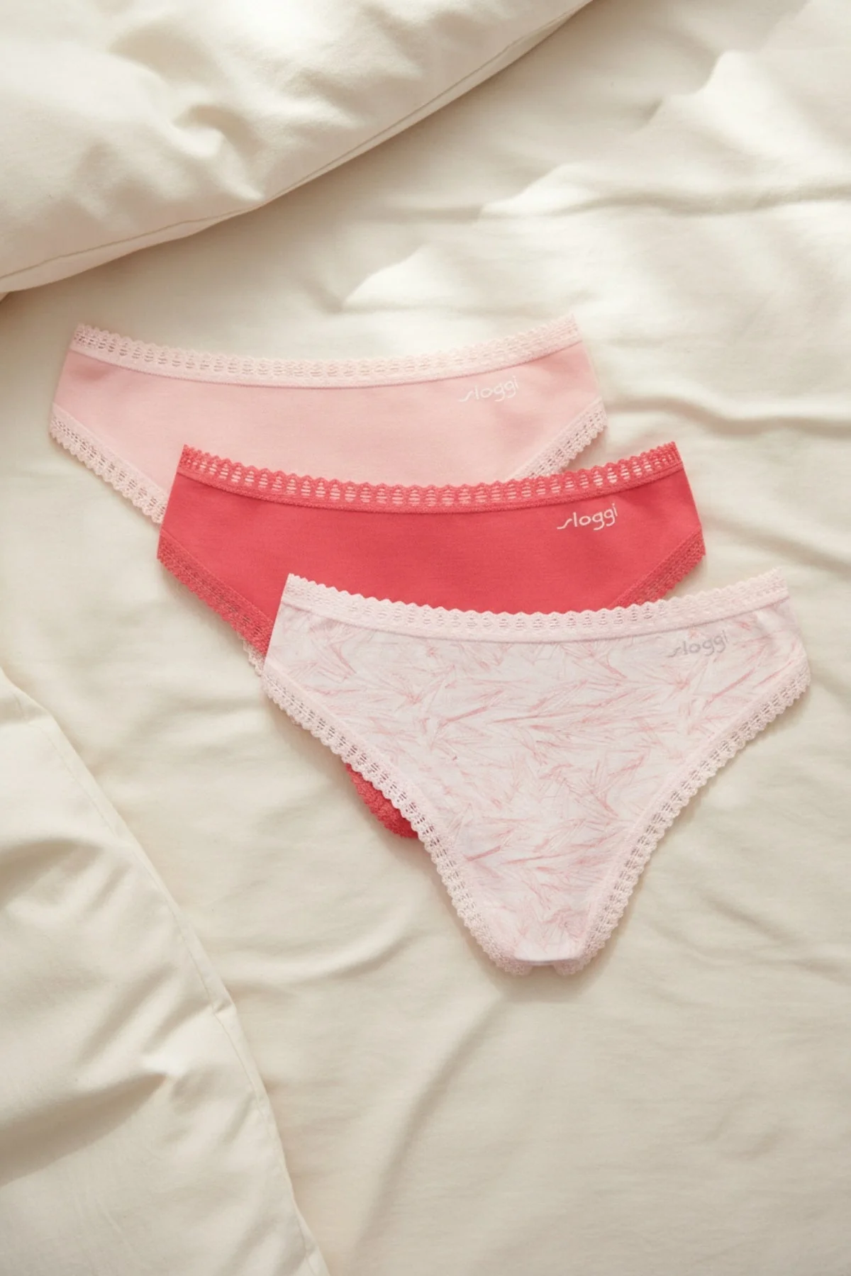 3 Pack Pink Go Crush High Leg Briefs