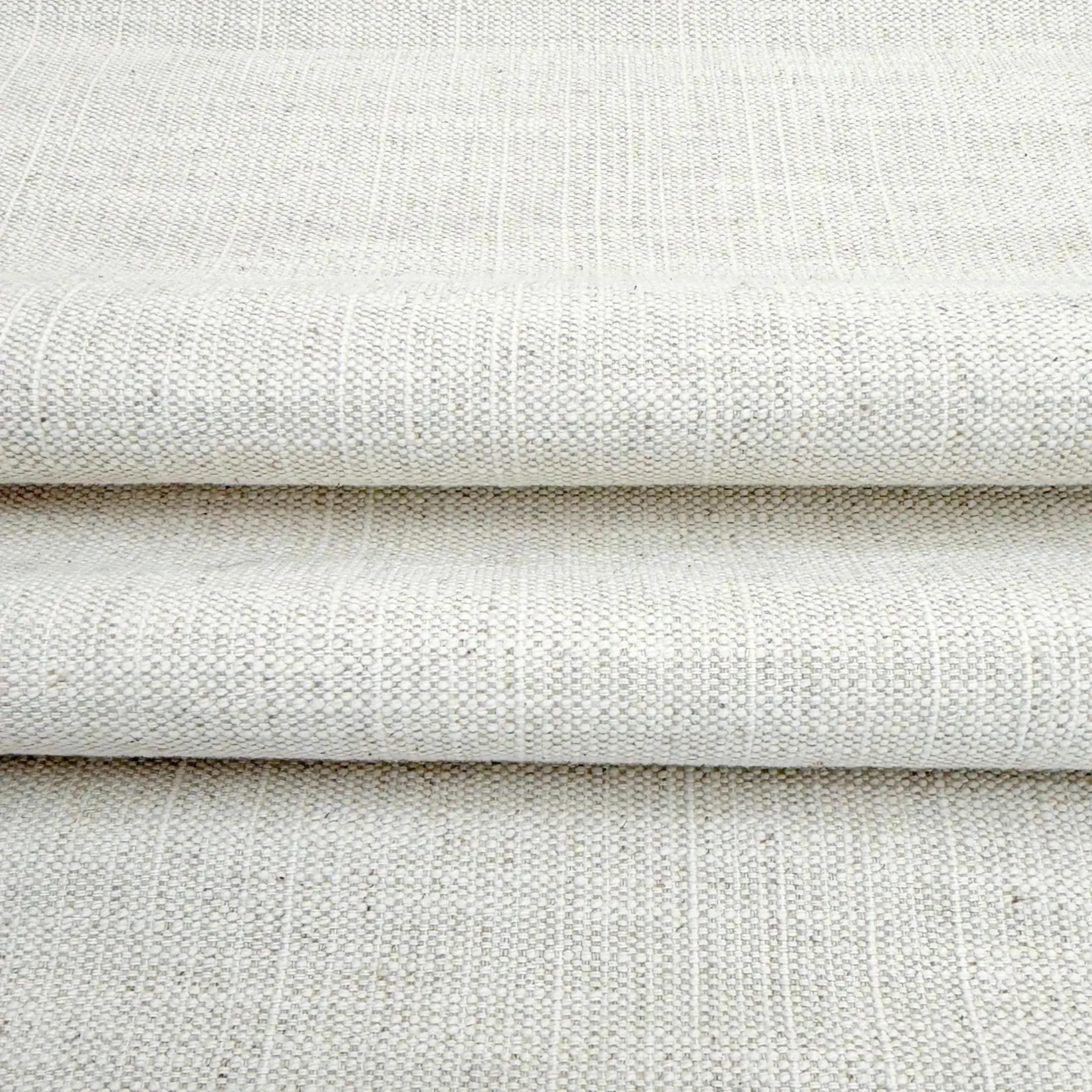 Cotton Linen Neutral Beige Fabric Medium Weight Craft Textile DIY Sewing Projects Backing Material for Pillows Home Decor Projects