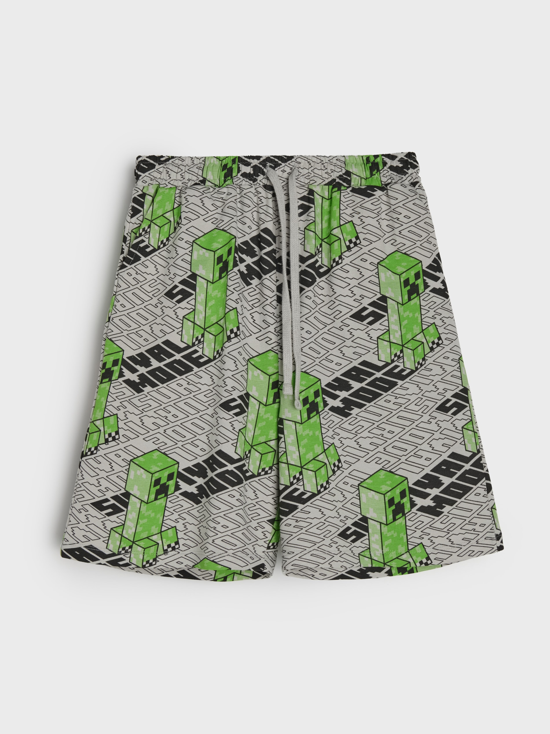 Bawełniane szorty loose fit Minecraft