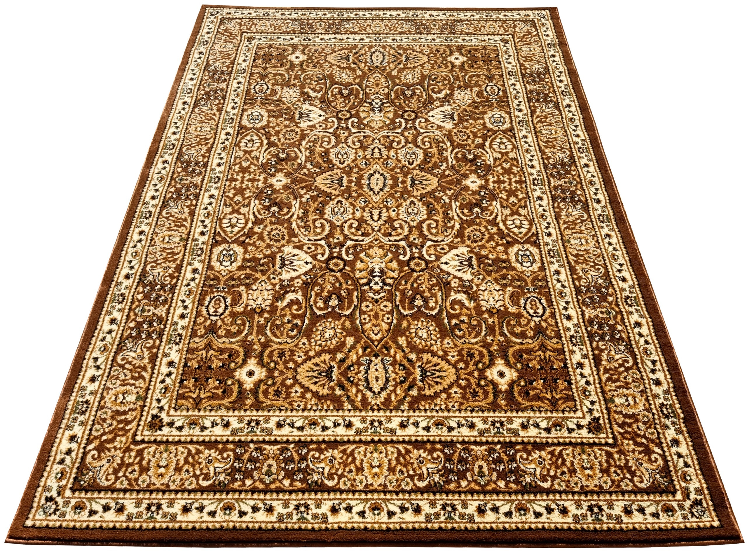 Dywan Oriental 00.07 klasyk do salonu pokoju brązowy 060x100