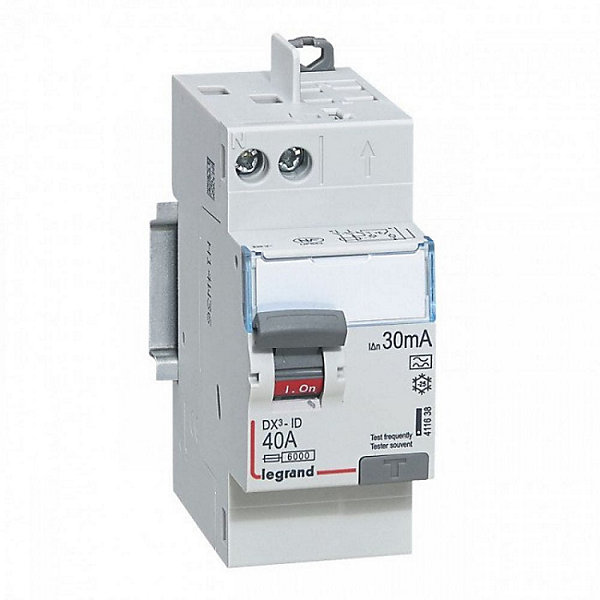 Interrupteur différentiel - 63A - 30mA - Type AC - 230V - Vis/Auto