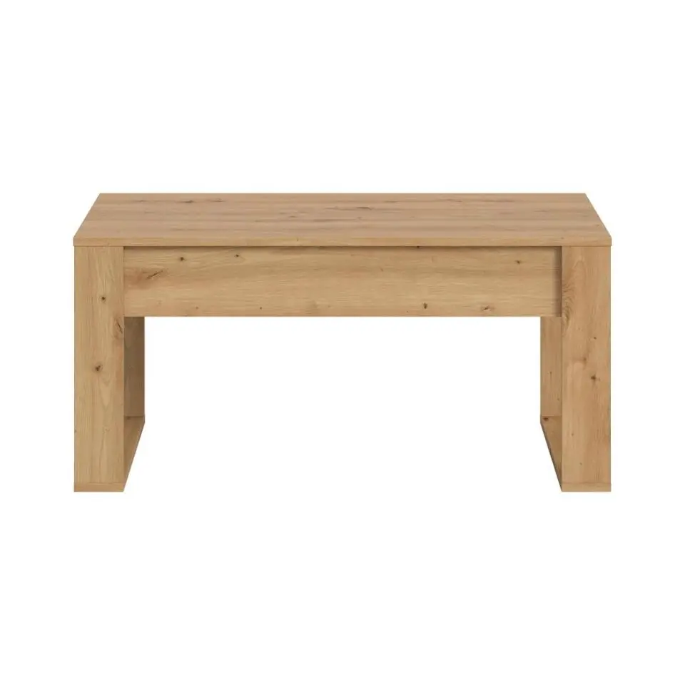 Hioshop Malm&ouml; salontafel 2 lades eiken decor