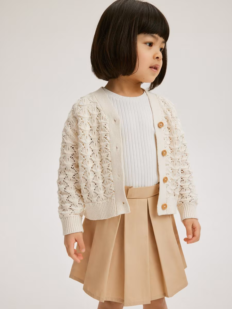 Openwork Cardigan