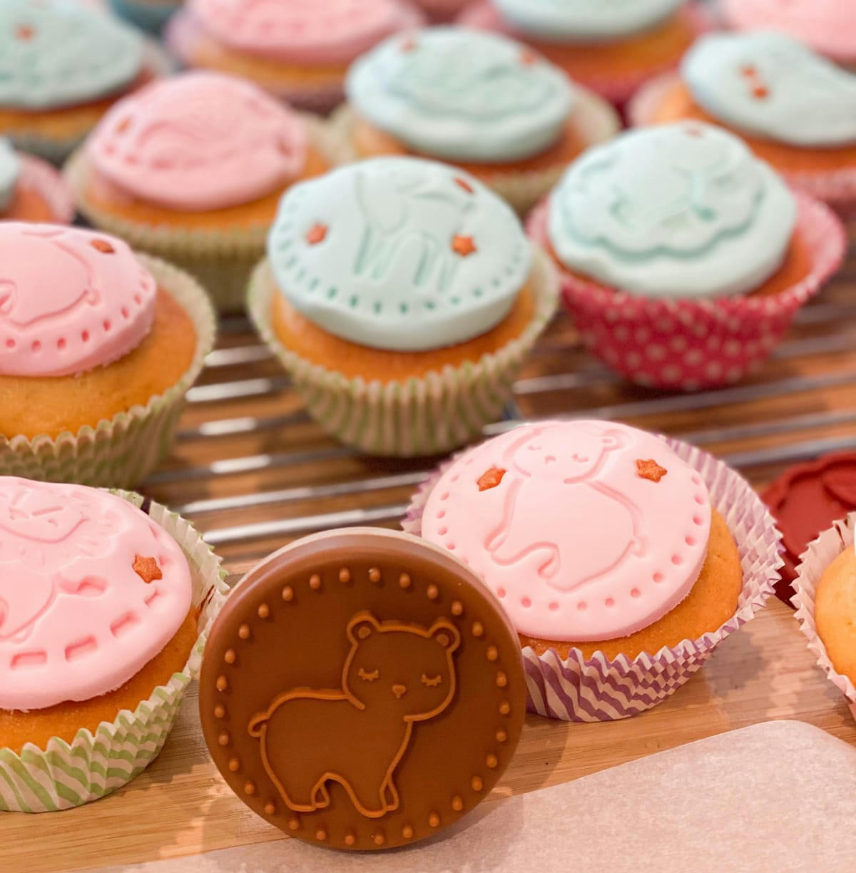 - Kit de tampons décoratifs en silicone  Multicolore