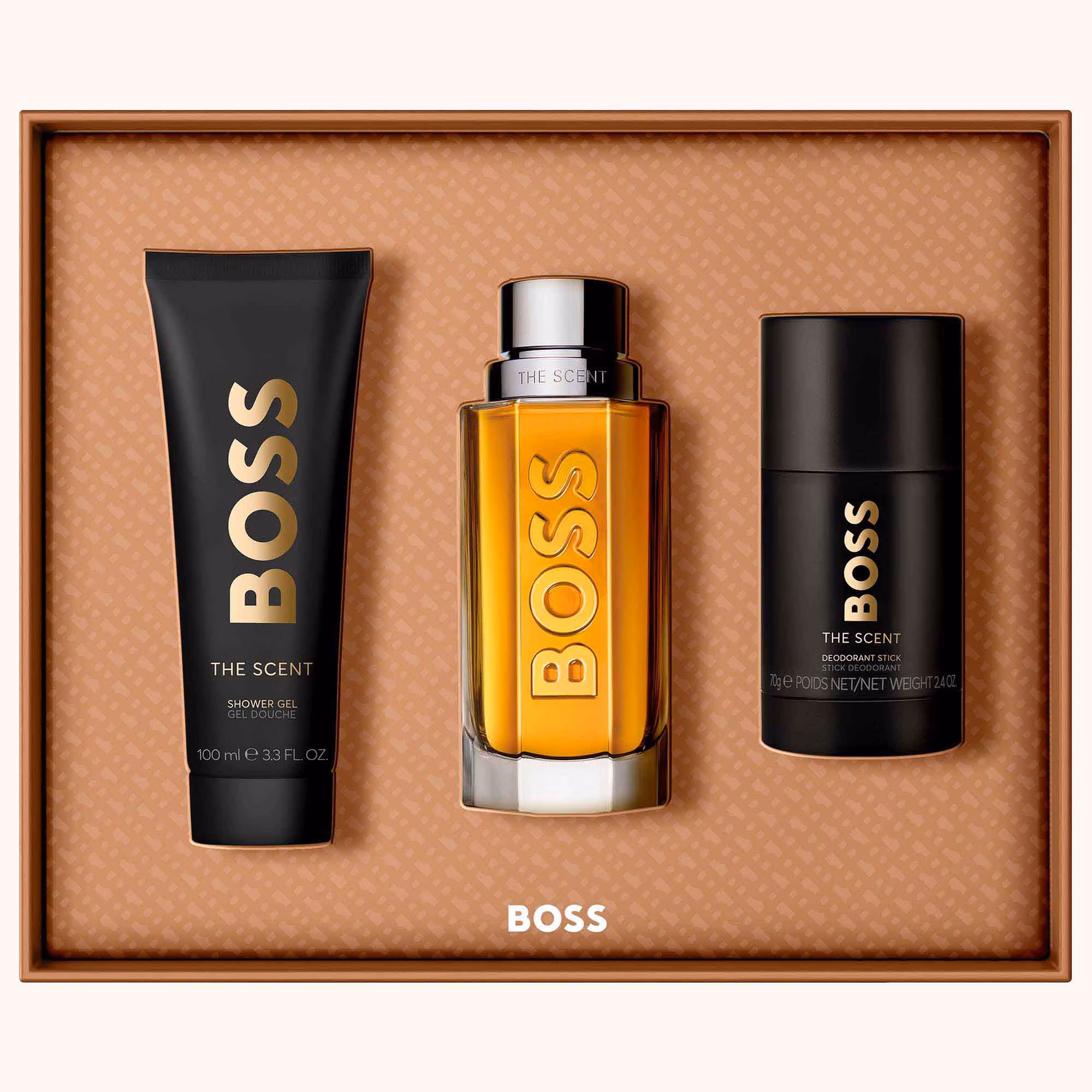 BOSS THE SCENTCoffret eau de toilette + gel douche + déodorant