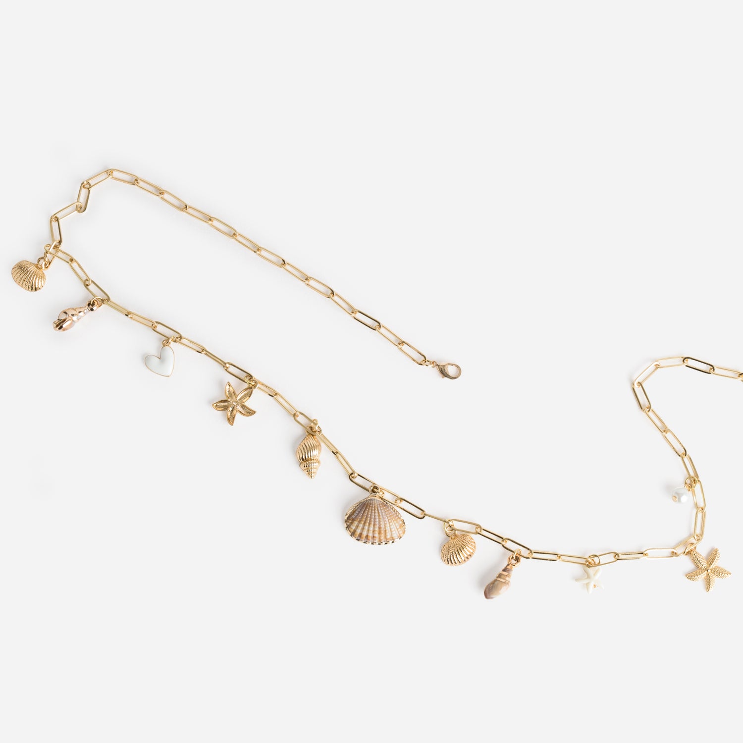 Ceinture bijou avec charms coquillages