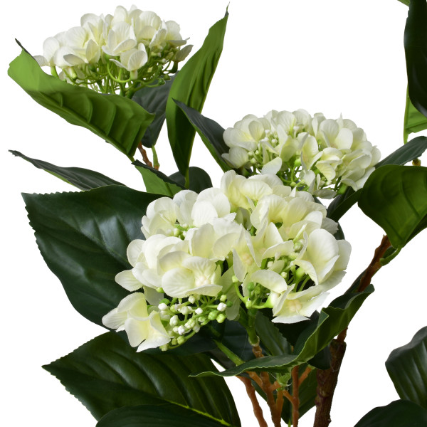 VIRIDIS Kwiat sztuczny Hortensja 80cm 5 kwiatków
