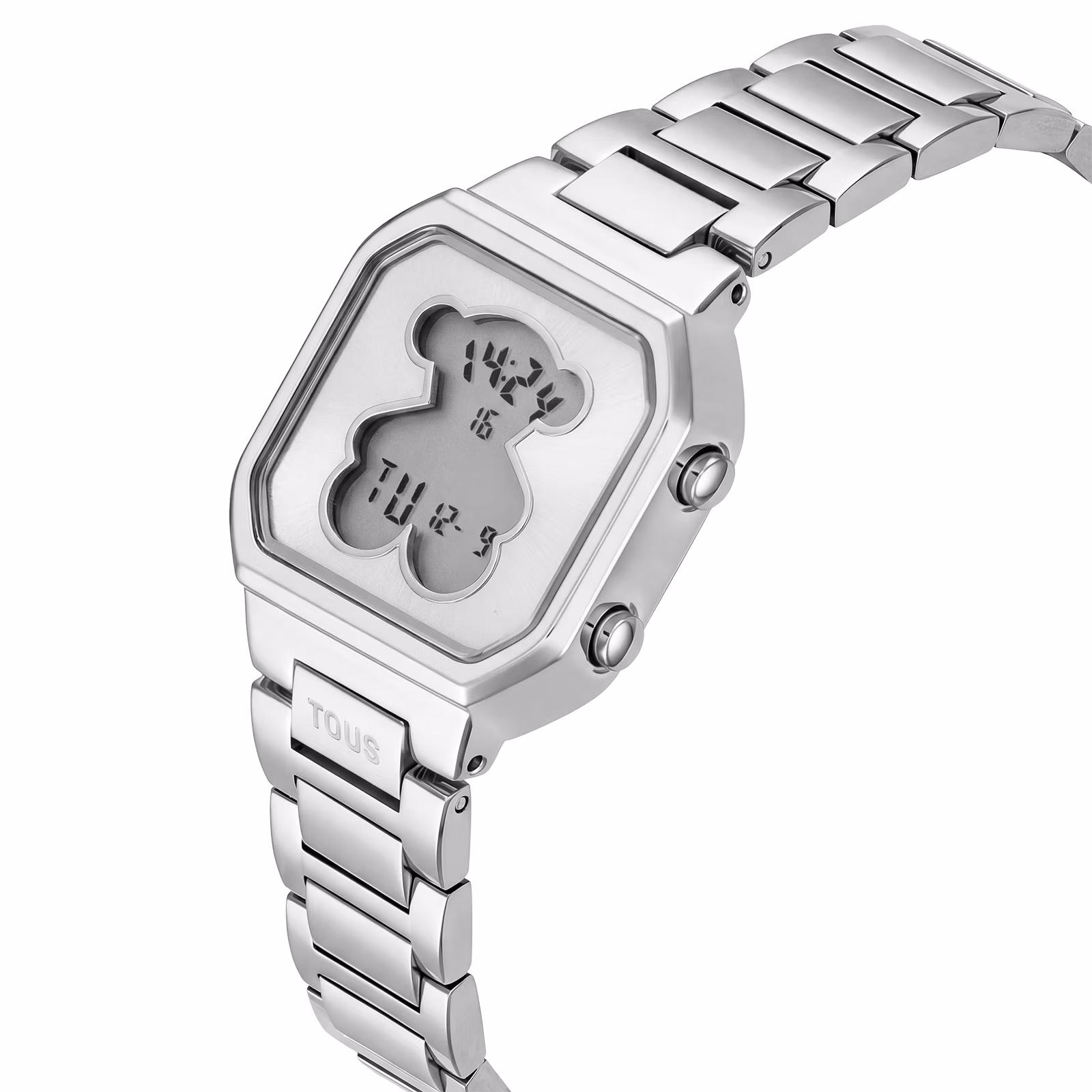 Reloj digital con brazalete de acero D-BEAR MINI