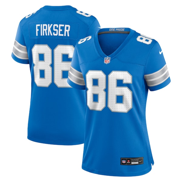 Anthony Firkser Detroit Lions Nike Women's Team Game Jersey -  Blue