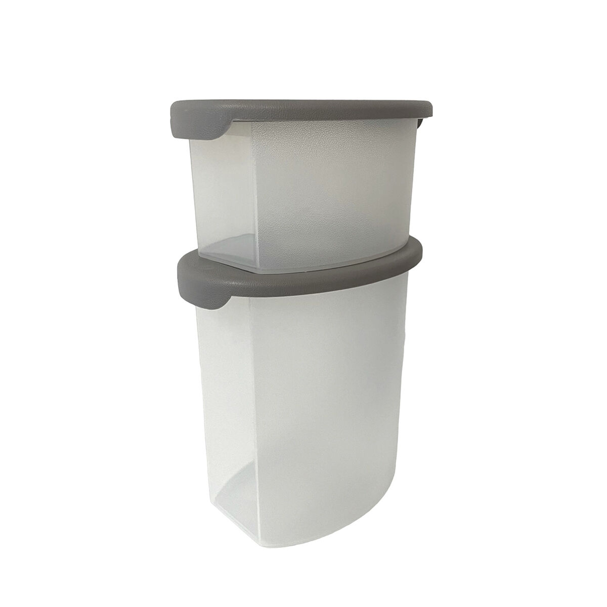 Conjunto de 2 caixas com tampa 0,5l/1l